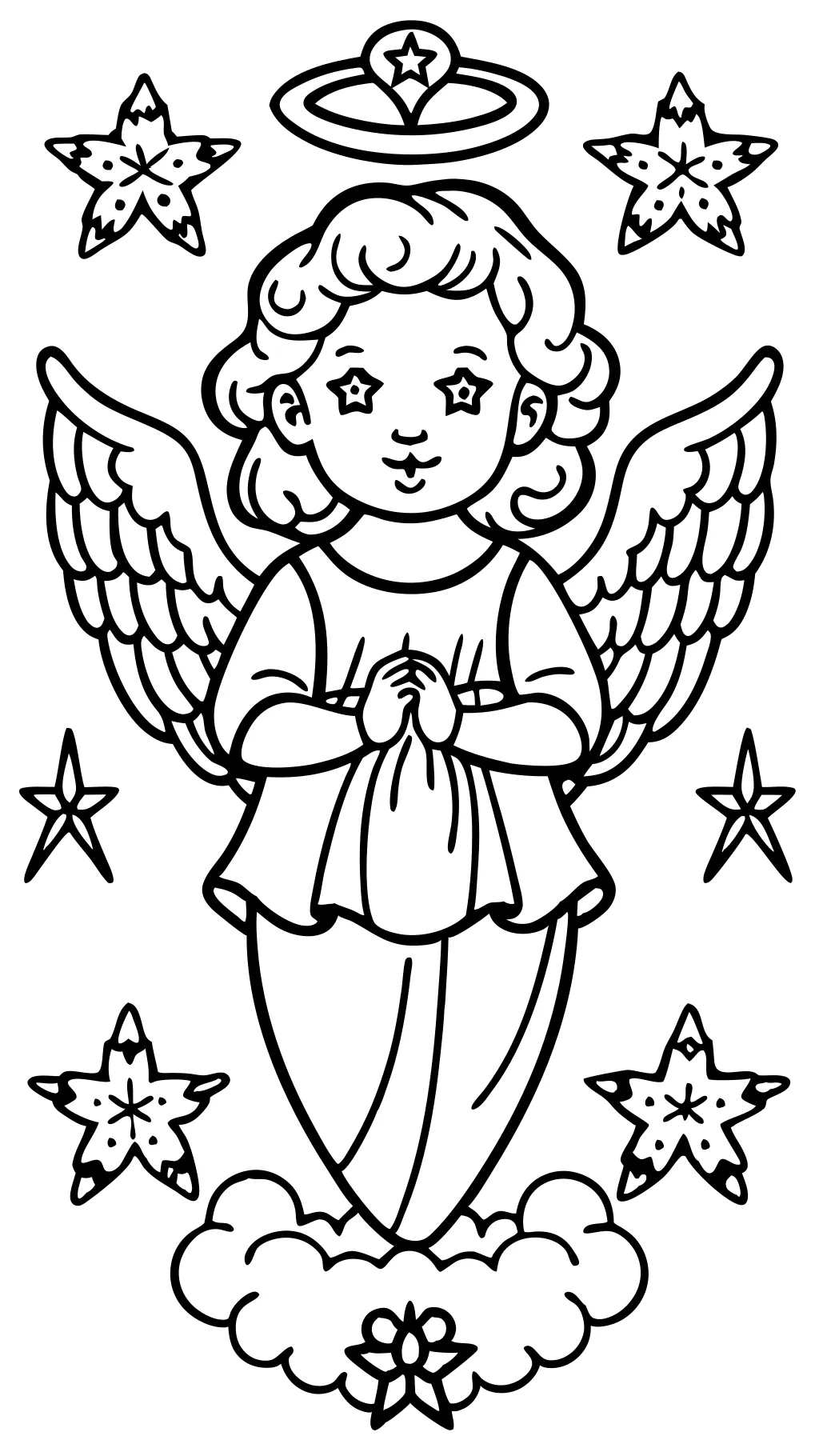 coloring pages of angels